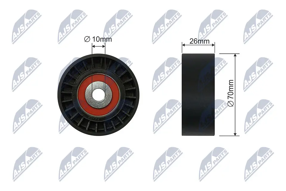 Spannrolle, Keilrippenriemen NTY RNK-FR-058