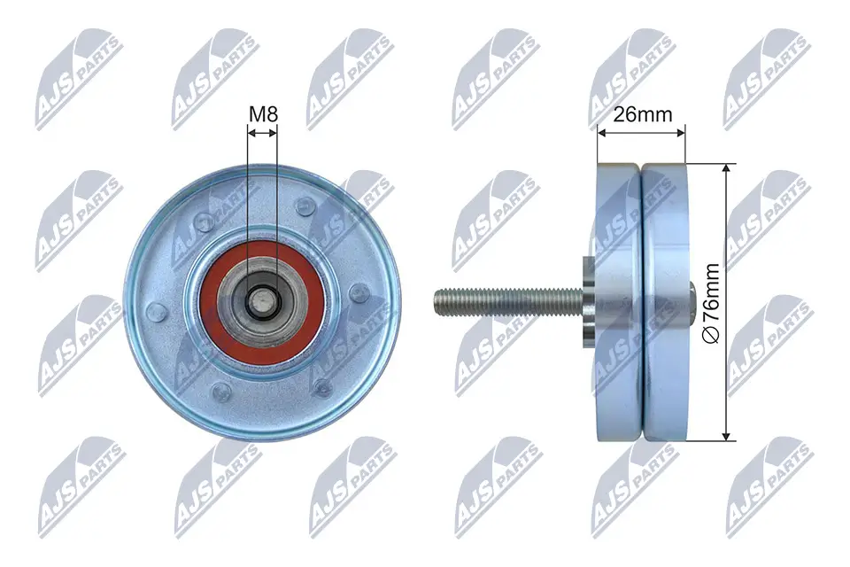 Spannrolle, Keilrippenriemen NTY RNK-FR-065
