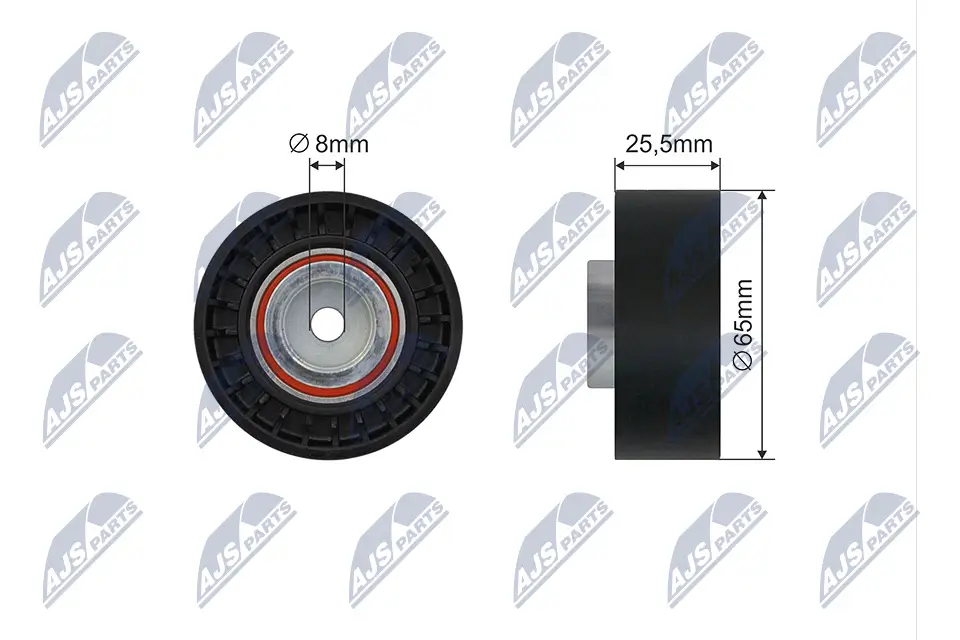 Spannrolle, Keilrippenriemen NTY RNK-FT-018
