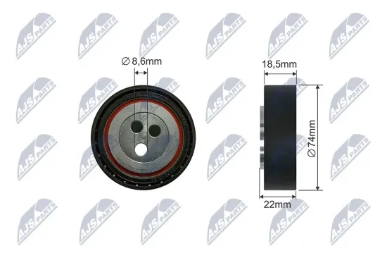 Spannrolle, Keilrippenriemen NTY RNK-FT-020 Bild Spannrolle, Keilrippenriemen NTY RNK-FT-020