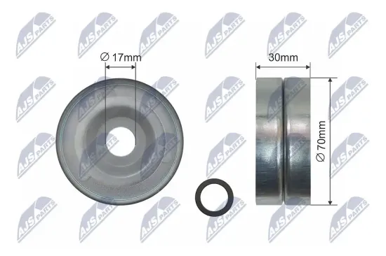 Spannrolle, Keilrippenriemen NTY RNK-HD-009 Bild Spannrolle, Keilrippenriemen NTY RNK-HD-009