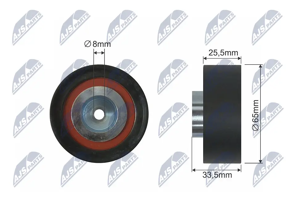 Umlenk-/Führungsrolle, Keilriemen NTY RNK-HD-021