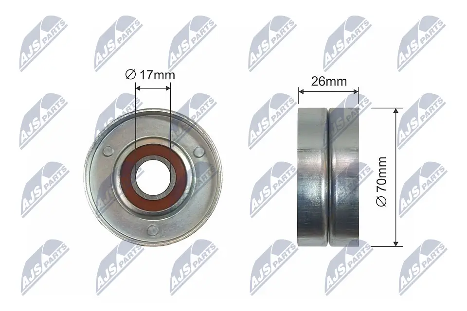Spannrolle, Keilriemen NTY RNK-HD-022