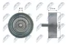 Umlenk-/F&uuml;hrungsrolle, Keilrippenriemen NTY RNK-HY-010