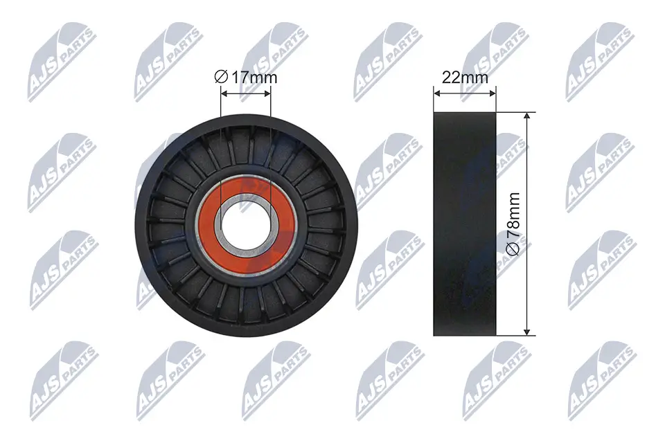 Spannrolle, Keilrippenriemen NTY RNK-KA-012