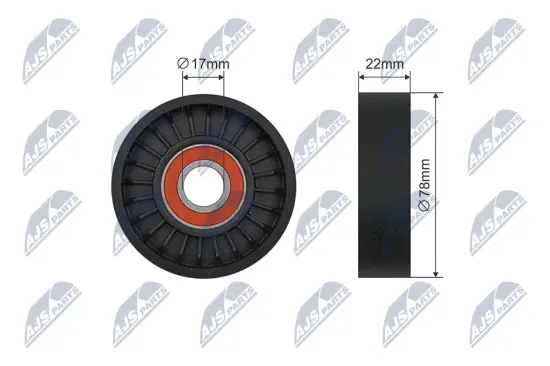 Spannrolle, Keilrippenriemen NTY RNK-KA-012 Bild Spannrolle, Keilrippenriemen NTY RNK-KA-012