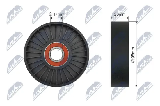 Spannrolle, Keilrippenriemen NTY RNK-KA-015 Bild Spannrolle, Keilrippenriemen NTY RNK-KA-015