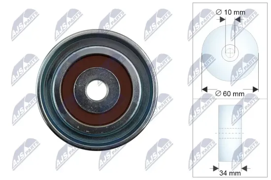 Spannrolle, Keilrippenriemen NTY RNK-KA-017 Bild Spannrolle, Keilrippenriemen NTY RNK-KA-017