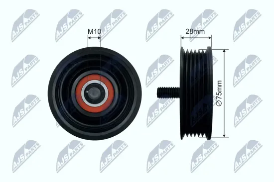 Umlenk-/Führungsrolle, Keilriemen NTY RNK-LR-012 Bild Umlenk-/Führungsrolle, Keilriemen NTY RNK-LR-012