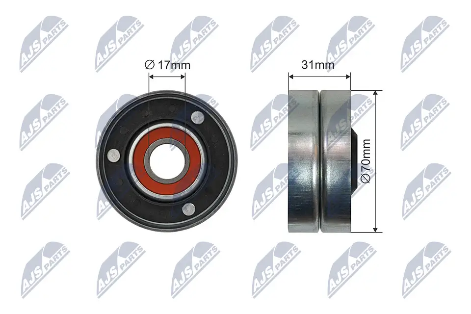 Spannrolle, Keilrippenriemen NTY RNK-LR-015