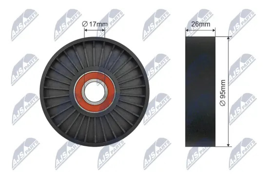 Spannrolle, Keilrippenriemen NTY RNK-LR-016 Bild Spannrolle, Keilrippenriemen NTY RNK-LR-016