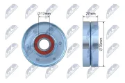 Spannrolle, Keilrippenriemen NTY RNK-LR-018