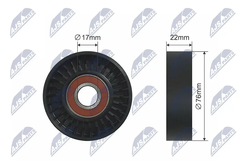 Spannrolle, Keilrippenriemen NTY RNK-ME-007B