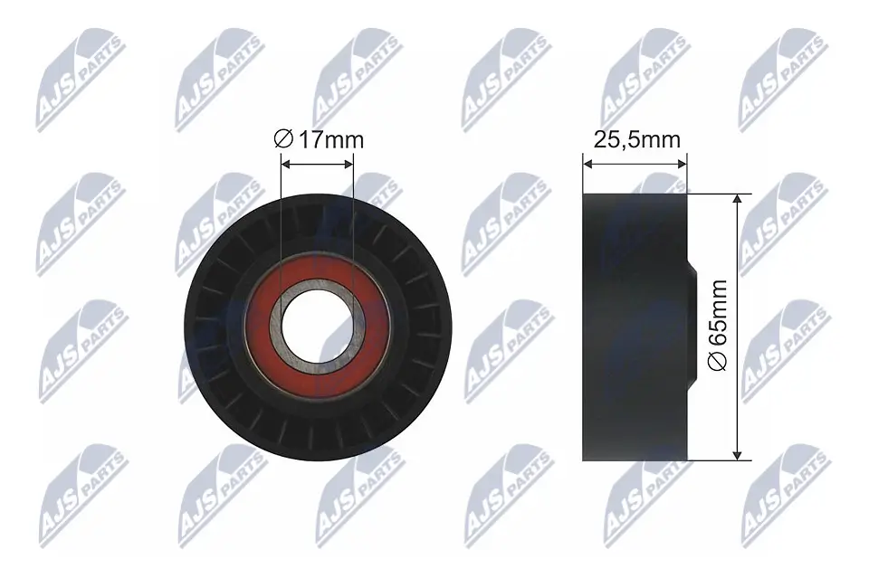 Spannrolle, Keilrippenriemen NTY RNK-ME-009