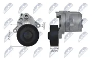 Spannrolle, Keilrippenriemen NTY RNK-ME-011