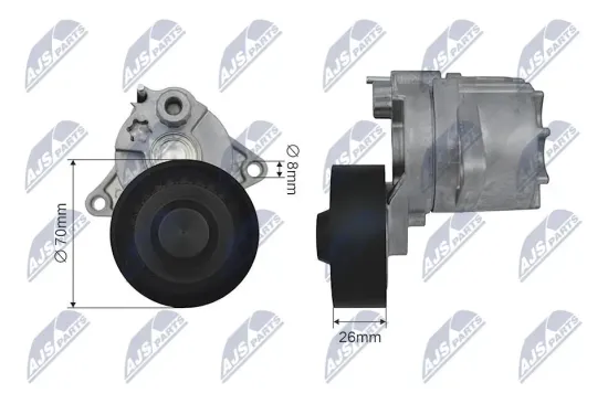 Spannrolle, Keilrippenriemen NTY RNK-ME-011 Bild Spannrolle, Keilrippenriemen NTY RNK-ME-011