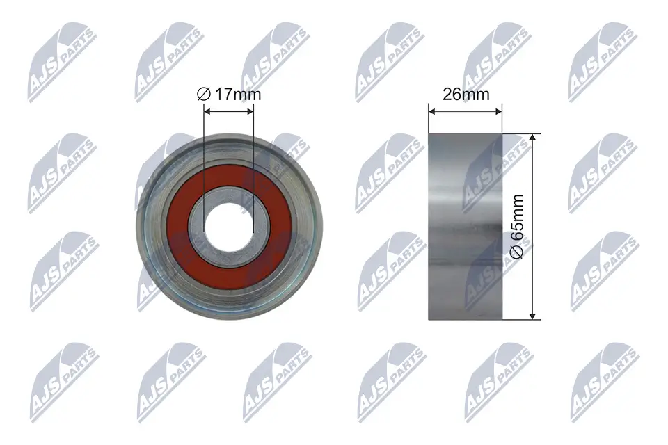 Spannrolle, Keilriemen NTY RNK-ME-015