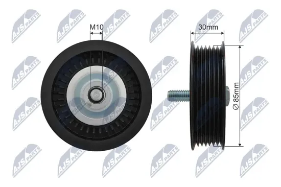 Umlenk-/Führungsrolle, Keilriemen NTY RNK-ME-016 Bild Umlenk-/Führungsrolle, Keilriemen NTY RNK-ME-016