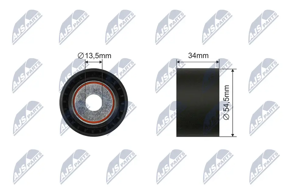 Umlenk-/Führungsrolle, Keilriemen NTY RNK-ME-026
