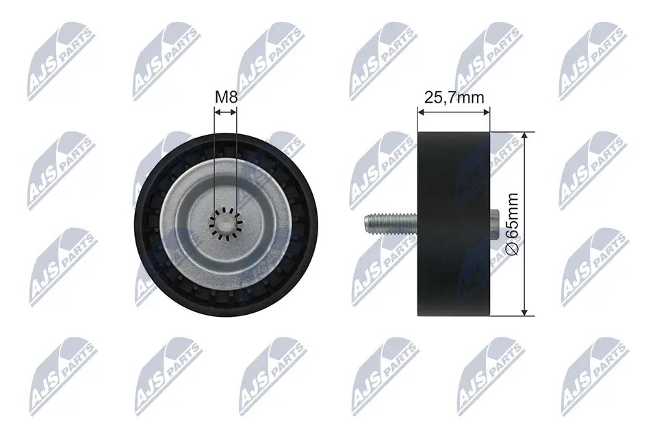 Umlenk-/Führungsrolle, Keilriemen NTY RNK-ME-033