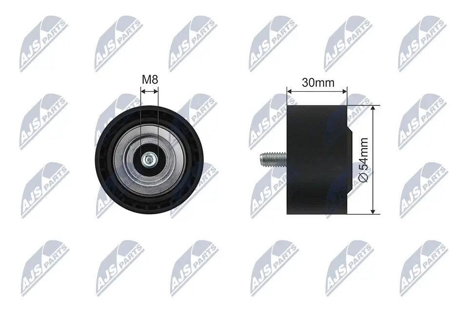 Spannrolle, Keilrippenriemen NTY RNK-ME-048