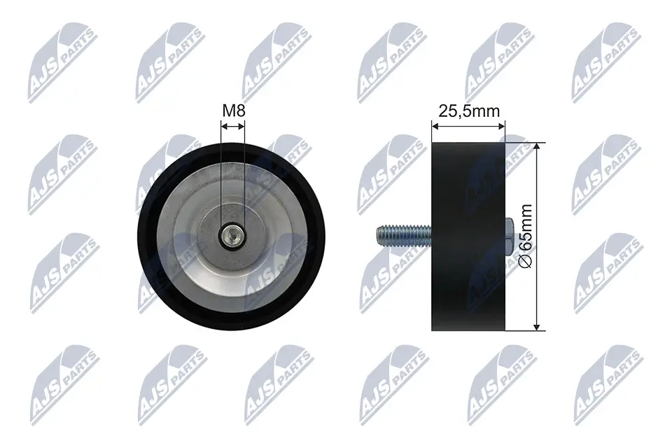 Spannrolle, Keilrippenriemen NTY RNK-ME-050