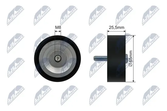 Spannrolle, Keilrippenriemen NTY RNK-ME-050 Bild Spannrolle, Keilrippenriemen NTY RNK-ME-050