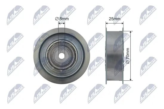 Spannrolle, Keilrippenriemen NTY RNK-ME-052 Bild Spannrolle, Keilrippenriemen NTY RNK-ME-052