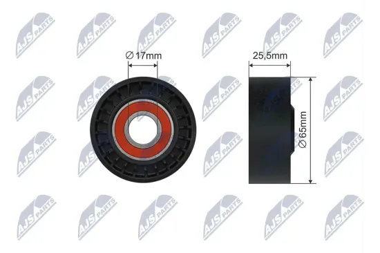 Spannrolle, Keilrippenriemen NTY RNK-ME-053 Bild Spannrolle, Keilrippenriemen NTY RNK-ME-053