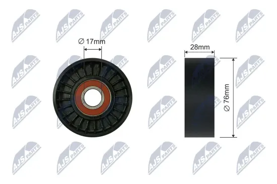 Spannrolle, Keilrippenriemen NTY RNK-ME-055 Bild Spannrolle, Keilrippenriemen NTY RNK-ME-055