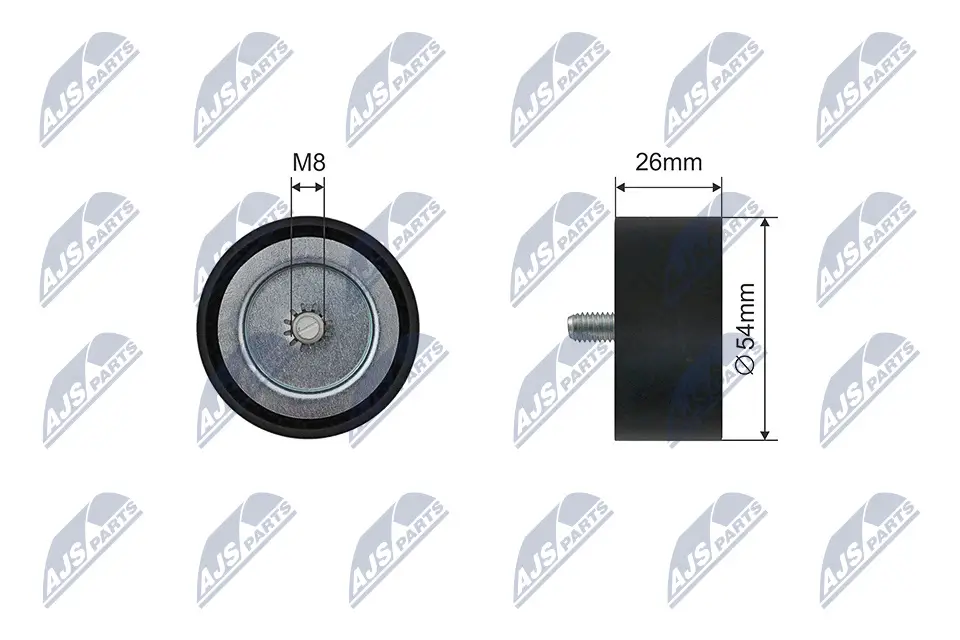 Spannrolle, Keilrippenriemen NTY RNK-ME-064