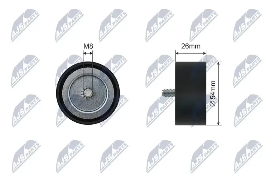 Spannrolle, Keilrippenriemen NTY RNK-ME-064 Bild Spannrolle, Keilrippenriemen NTY RNK-ME-064