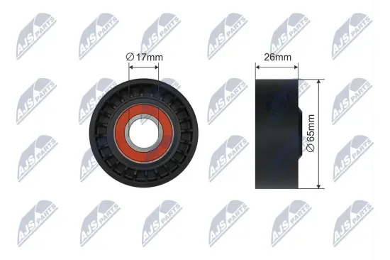Spannrolle, Keilrippenriemen NTY RNK-ME-065 Bild Spannrolle, Keilrippenriemen NTY RNK-ME-065