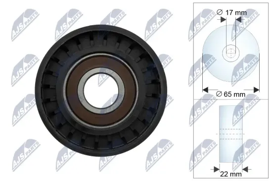 Spannrolle, Keilrippenriemen NTY RNK-ME-086 Bild Spannrolle, Keilrippenriemen NTY RNK-ME-086