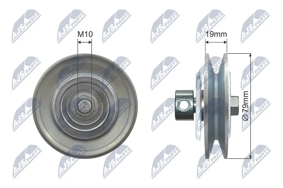 Spannrolle, Keilrippenriemen NTY RNK-NS-040