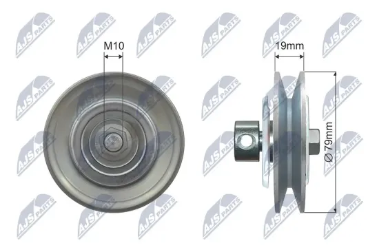 Spannrolle, Keilrippenriemen NTY RNK-NS-040 Bild Spannrolle, Keilrippenriemen NTY RNK-NS-040