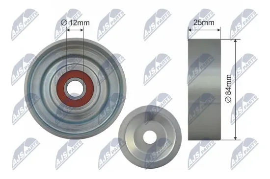 Spannrolle, Keilrippenriemen NTY RNK-NS-041 Bild Spannrolle, Keilrippenriemen NTY RNK-NS-041