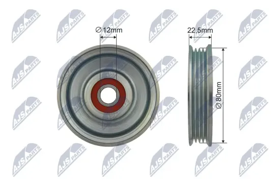Spannrolle, Keilrippenriemen NTY RNK-NS-043 Bild Spannrolle, Keilrippenriemen NTY RNK-NS-043