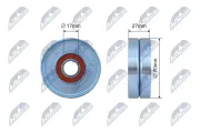 Spannrolle, Keilrippenriemen NTY RNK-NS-044
