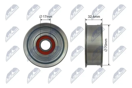 Spannrolle, Keilrippenriemen NTY RNK-NS-045 Bild Spannrolle, Keilrippenriemen NTY RNK-NS-045