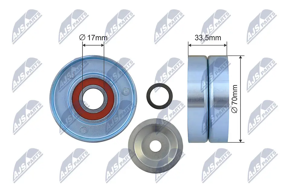 Spannrolle, Keilrippenriemen NTY RNK-NS-052