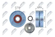 Spannrolle, Keilrippenriemen NTY RNK-NS-052