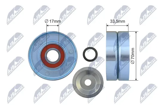Spannrolle, Keilrippenriemen NTY RNK-NS-052 Bild Spannrolle, Keilrippenriemen NTY RNK-NS-052