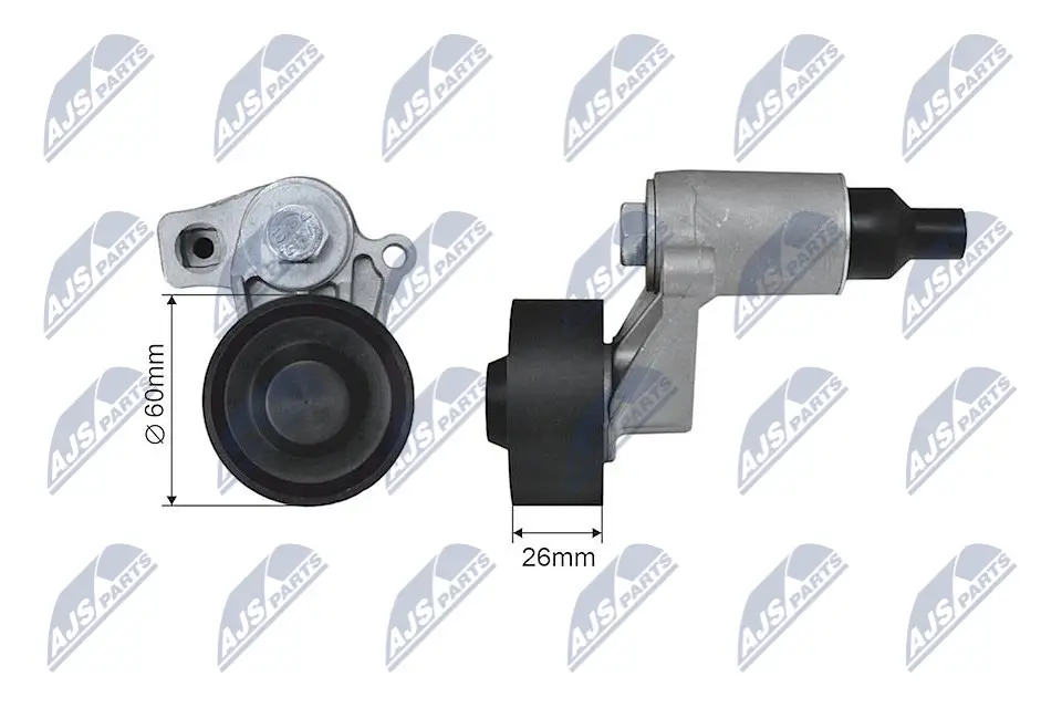 Spannrolle, Keilrippenriemen NTY RNK-PE-004