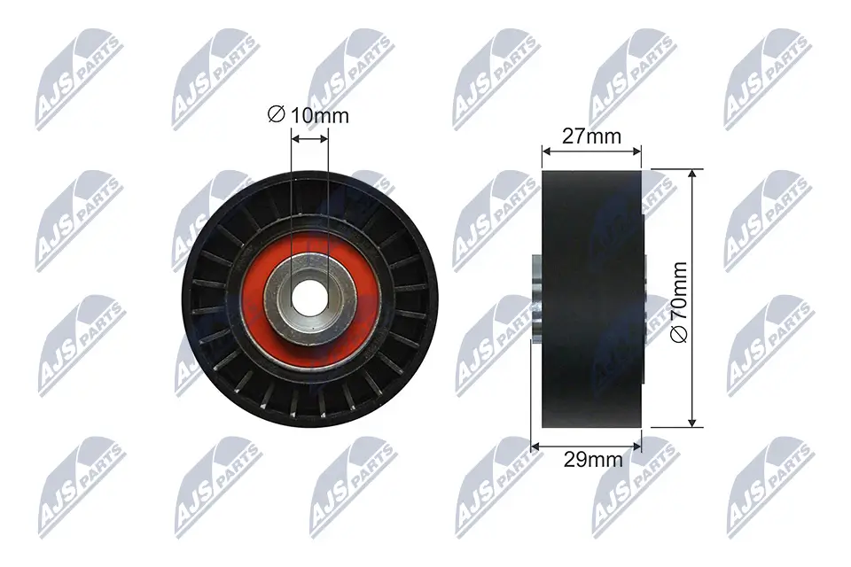Spannrolle, Keilrippenriemen NTY RNK-PE-005