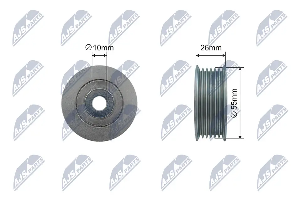 Spannrolle, Keilrippenriemen NTY RNK-PE-011