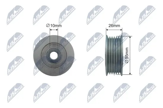 Spannrolle, Keilrippenriemen NTY RNK-PE-011 Bild Spannrolle, Keilrippenriemen NTY RNK-PE-011