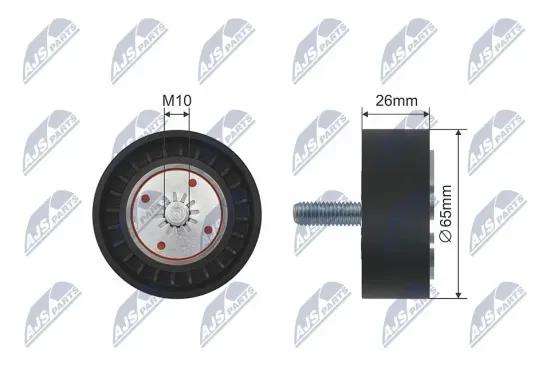 Spannrolle, Keilrippenriemen NTY RNK-PL-028 Bild Spannrolle, Keilrippenriemen NTY RNK-PL-028