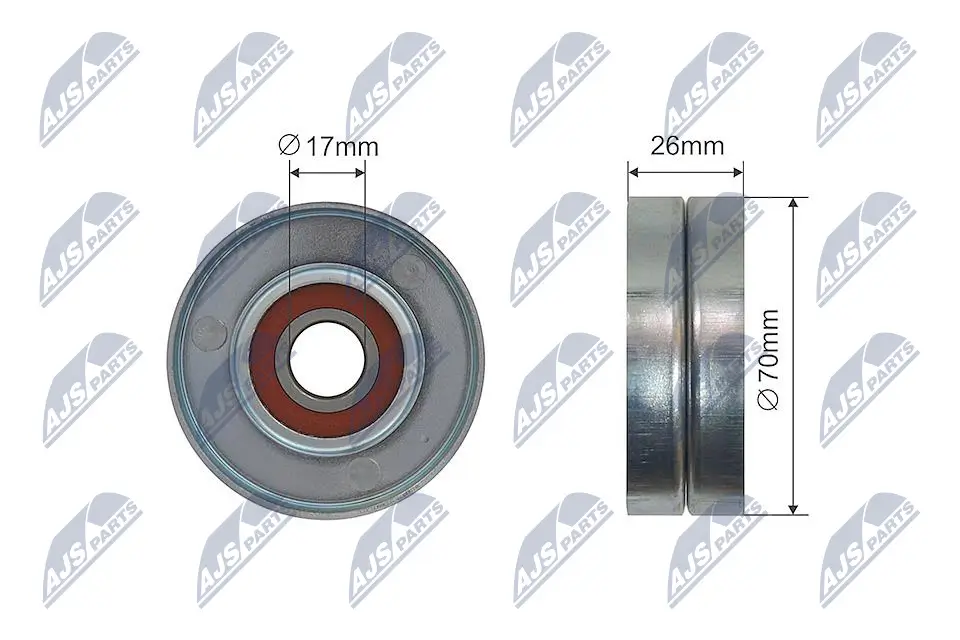 Spannrolle, Keilrippenriemen NTY RNK-PL-031