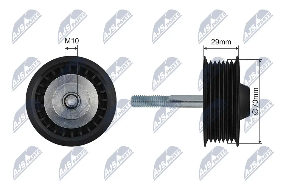 Spannrolle, Keilrippenriemen NTY RNK-PS-002
